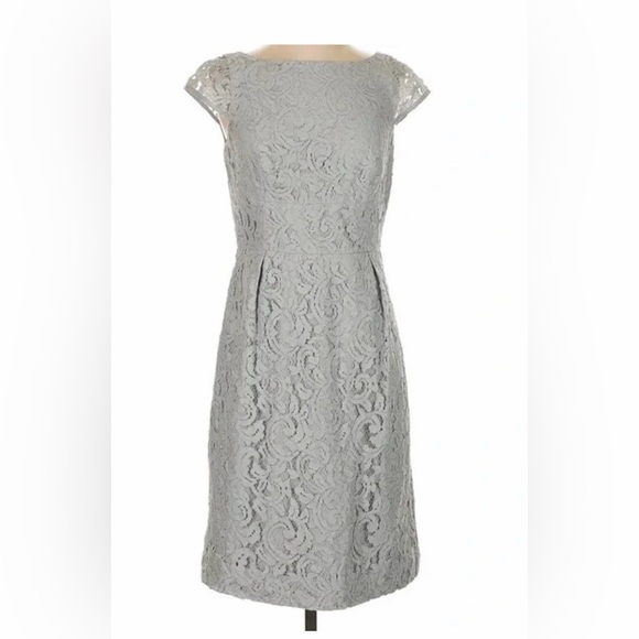 J. Crew Dresses & Skirts - J. Crew GreenElegant Lace Cap Sleeve Dress Size 2 C12-013